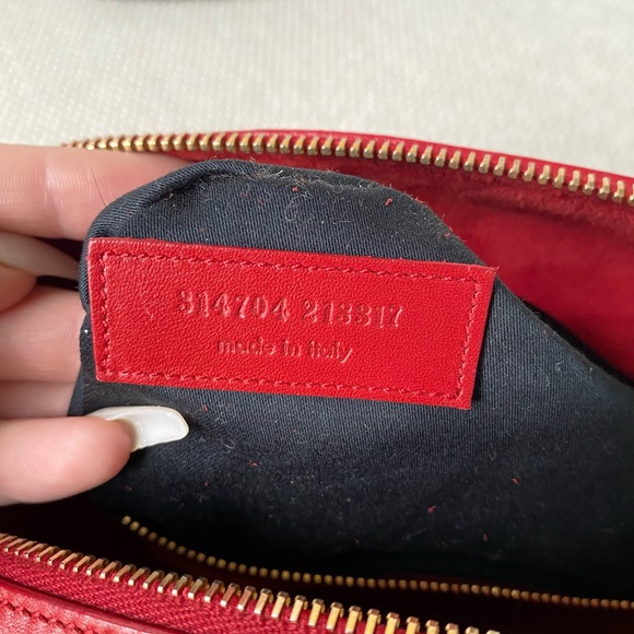 Saint Laurent Paris Baby Duffle Leather Red - Picture 10 of 15